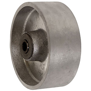 Cast Iron Wheel, 5" x 2", 1000 lb. cap. for 1/2" dia. axle & 2-7/16" hub length