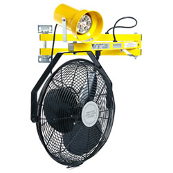 LED Module Work Light w/ 18" Fan & Metal Lamp Head- 40" Arm