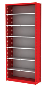 Small Parts Shelving - 38"W x 12"D x 84"H, 6 Adjustable Shelves