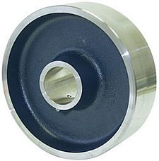 Forged Steel Wheel, 10" x 3", 6000 lb. cap. for 3/4" dia. axle & 3-1/2" hub length, tapered bearing