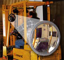 8" Convex Fork Lift Truck Mirror