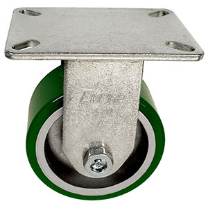 G Series Rigid Caster - 6" x 3" Urethane on Iron Wheel - 2,000 lb. Cap.