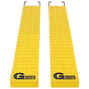 Anti-Slip Rubber Forklift Tine Covers - 4"W x 36"L