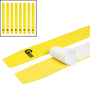 Anti-Slip Forklift Tine Pads - 4"W x 45"L, Carton of 8