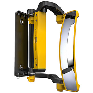 Narrow profile forklift mirror