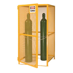 Gas Cylinder Safety Cabinet - 36"W x 38"D x 70"H - 5-15 Cyl. Cap.