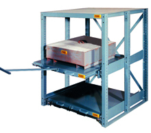 Heavy-Duty Glide-Out Storage, 2 Shelf - 2,000 lb. Cap., 48" H x 48" D x 60" W, 100% Drawer Extension