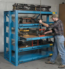 Heavy-Duty Glide-Out Storage, 4 Shelf - 3,000 lb. Cap., 84" H x 24" D x 24" W, 100% Drawer Extension