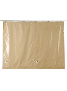 Sound Dampening Curtain w/ Hardware 9'11" W x 8' H - Beige