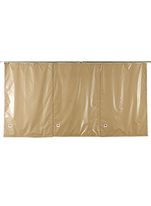Sound Dampening Curtain w/ Hardware 14'10" W x 8' H - Beige