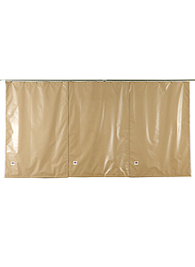 Sound Dampening Curtain w/ Hardware 14'10" W x 12' H - Beige