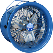 High Velocity Yoke Mount Fan - 18" Dia., 230/460v - 3ph, 1/2-HP