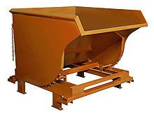 Self-Dumping Hopper: Structural Base, 2 Yards Volume Cap.; 6,000 lbs. Cap.