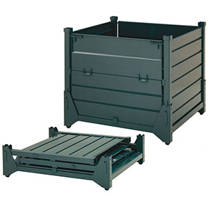 Corrugated Hold & Fold Container - 45" x 48" x 42"