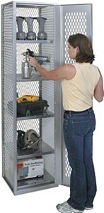 High Visibility All-Welded Locker - 18-3/4"w x 18"d x 72"h