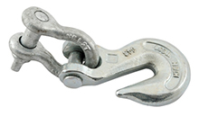 Rigid Hook with Clevis - 4,000 lb. Cap.