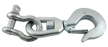 Swivel Hook with Clevis - 10,000 lb. Cap.