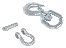Swivel Hook with Clevis - 4,000 lb. Cap.