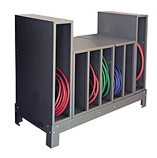 7 Compartment Hose Stand - 34"W x 25"D x 40"H
