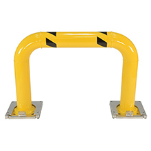 Removable Steel Machinery Guard - Yellow - 36"W x 24"H