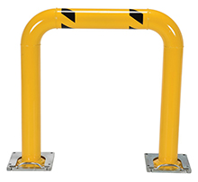 Removable Steel Machinery Guard - Yellow - 36"W x 36"H