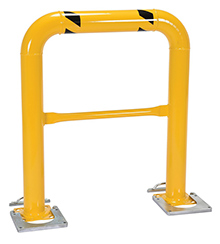 Removable Steel Machinery Guard - Yellow - 36"W x 42"H