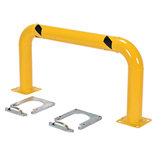 Removable Steel Machinery Guard - Yellow - 48"W x 24"H