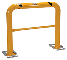 Removable Steel Machinery Guard - Yellow - 48"W x 42"H