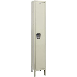 Hallowell Quiet Locker - Single Tier, 1-Wide, 15"w x 21"d x 78"h