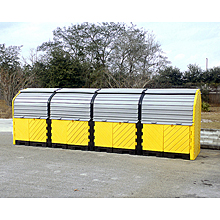 Drum Storage Compartments, Hard-top, 16-Drum w/o Drain