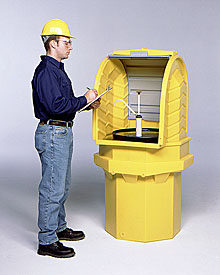Drum Storage Compartment, Hard-top, 1-Drum w/o Drain