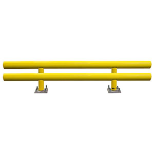Pipe Guard Rail - Heavy Double High- 27"H x 10' L