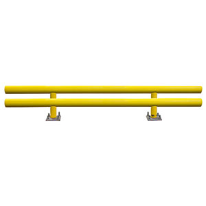 Pipe Guard Rail - Heavy Double High- 27"H x 12' L