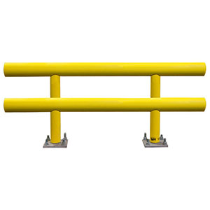 Pipe Guard Rail - Heavy Double High- 42"H x 6' L