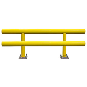 Pipe Guard Rail - Heavy Double High- 42"H x 8' L