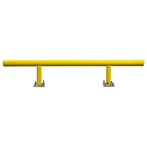 Pipe Guard Rail - Heavy Single High - 27"H x 12' L
