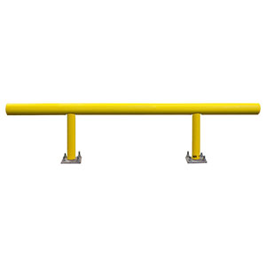 Pipe Guard Rail - Heavy Single High - 36"H x 12' L