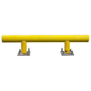 Pipe Guard Rail - Heavy Single High - 14.75"H x 4' L