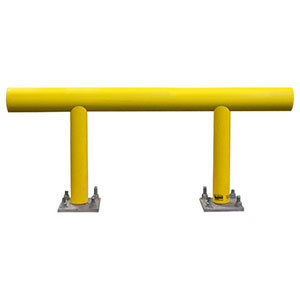 Pipe Guard Rail - Heavy Single High - 36"H x 4' L