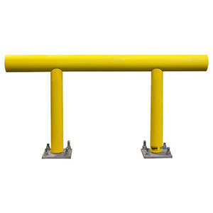 Pipe Guard Rail - Heavy Single High - 42"H x 4' L