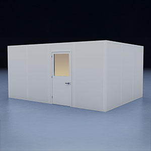 In-Plant Office - 16' x 12', 4 Walls, White