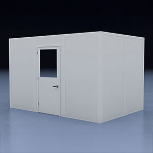 In-Plant Office - 12' x 8', 2 Walls, White