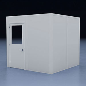 In-Plant Office - 8' x 8', 2 Walls, White