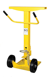 Autostand Trailer Stand - 100,000 lb. Capacity, Gas Shock Self-leveling, 10'' Wheel Diameter