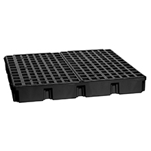 Spill Control Modular Platform, 4 Drum - Black
