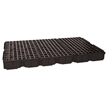 Spill Control Modular Platform, 6 Drum - Black