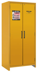 90-Minute Fire Resistant Safety Storage Cabinet - Double Door, 35-1/8"W x 24-1/4"D x 76-5/8"H