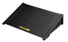 Ramp for 4 Drum Square Spill Control Pallets, 49" x 33" x 10.5", 1000 lbs. cap., Black