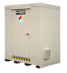2-Hour Fire Rated Outdoor Safety Locker - 6 Drum Capacity, 95"W x 66"D x 99"H