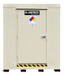 2-Hour Fire Rated Outdoor Safety Locker - 16 Drum Capacity, 119"W x 114"D x 99"H
